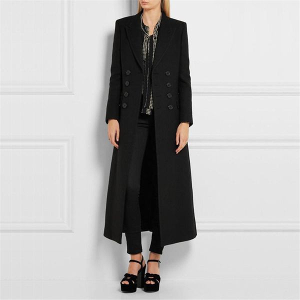 fashion winter wool tuxedo coats classic simple double button black slim coat wools coat woman x-long overcoat jacket womens
fashion winter wool tuxedo coats classic simple double button black slim coat wools coat woman x-long overcoat jacket womens