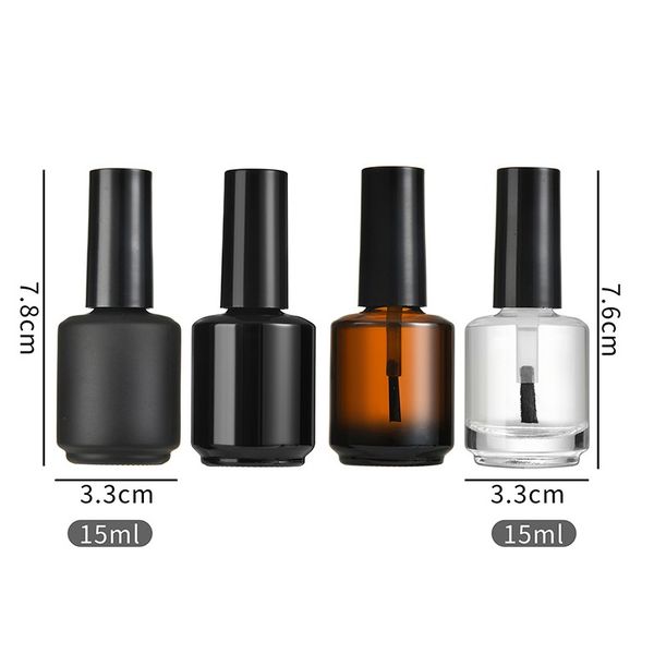 100pcs 15ml black frost clear empty bottle nail polish glass bottle 1/2oz nail enamel containers glass bottle with brush cap f2744
100pcs 15ml black frost clear empty bottle nail polish glass bottle 1/2oz nail enamel containers glass bottle with brush cap f2744