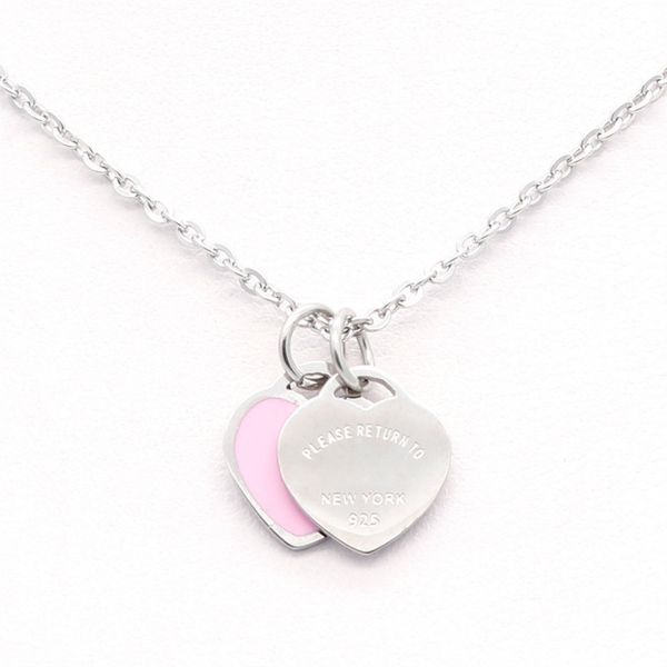 fashion design stainless steel double heart pendant charm necklace gold love designer necklaces women pendant luxury pendants titanium gorja, Silver
fashion design stainless steel double heart pendant charm necklace gold love designer necklaces women pendant luxury pendants titanium gorja, Silver