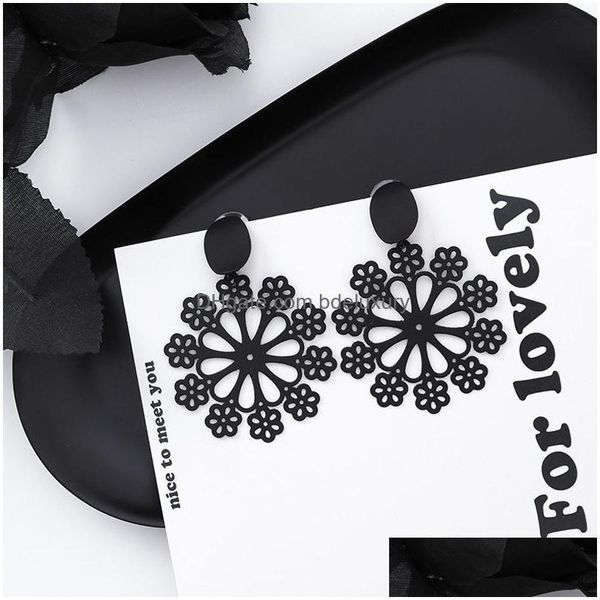 dangle chandelier dangle earrings 2022 womens fashion european and american exaggerated retro black simple metal flower fringed lo dhhcb, Silver
dangle chandelier dangle earrings 2022 womens fashion european and american exaggerated retro black simple metal flower fringed lo dhhcb, Silver