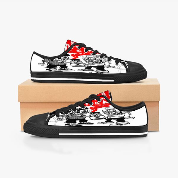 custom shoes classic canvas low cut skateboard casual triple black accept customization uv printing low mens womens sports sneakers breathab
custom shoes classic canvas low cut skateboard casual triple black accept customization uv printing low mens womens sports sneakers breathab