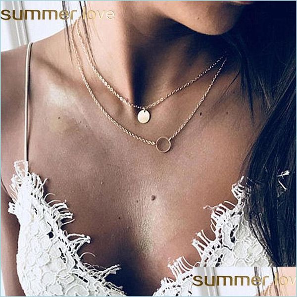 pendant necklaces new simple coin necklace mtilayer chain tassel tiny clavicle pendant necklaces for women jewelry gift girl drop de dhdpx, Silver
pendant necklaces new simple coin necklace mtilayer chain tassel tiny clavicle pendant necklaces for women jewelry gift girl drop de dhdpx, Silver