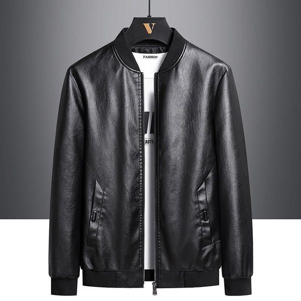 men's fur faux fur men's jacket autumn winter leather jacket korean style slim thin mens leather jackets and coats 221114, Black
men's fur faux fur men's jacket autumn winter leather jacket korean style slim thin mens leather jackets and coats 221114, Black