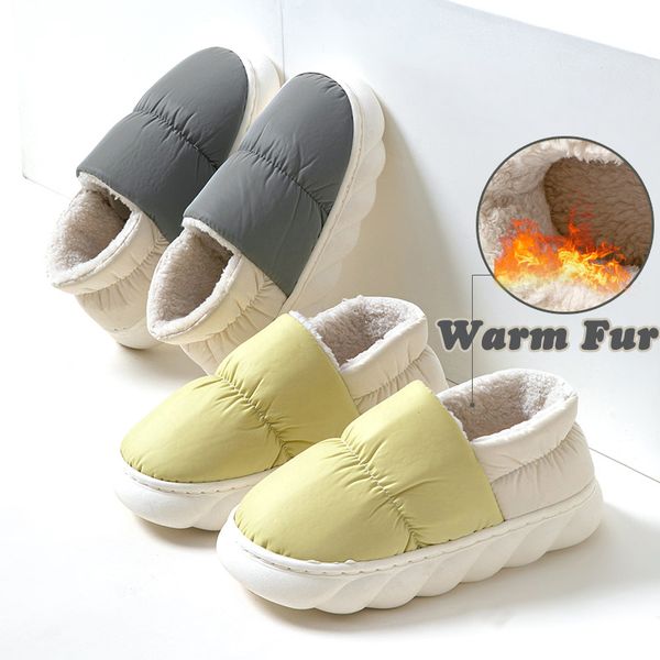 slippers winter waterproof down women slides outside indoor home shoes warm plush platform slipper closed back cotton 221115, Black
slippers winter waterproof down women slides outside indoor home shoes warm plush platform slipper closed back cotton 221115, Black