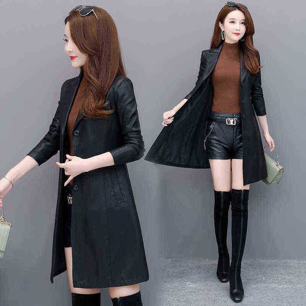 autumn new girl leather jacket long women leather jacket slim fashion punk female motorcycle clothing synthetic leather jacket spring j22072, Black
autumn new girl leather jacket long women leather jacket slim fashion punk female motorcycle clothing synthetic leather jacket spring j22072, Black