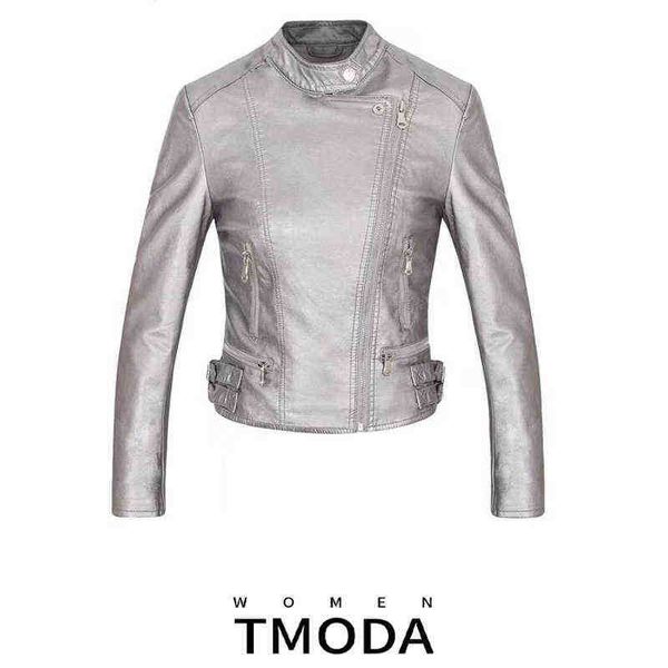 tmoda254 autumn winter women faux leather jackets lady pu motorcycle shining gary zipper jacket streetwear biker outerwear j220727, Black
tmoda254 autumn winter women faux leather jackets lady pu motorcycle shining gary zipper jacket streetwear biker outerwear j220727, Black
