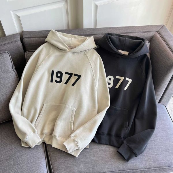 designer mens womens hoodie essentialss sweatshirts winter sweaters fear god double thread 1977 hooded autumn plush loose coat loose casual, Black
designer mens womens hoodie essentialss sweatshirts winter sweaters fear god double thread 1977 hooded autumn plush loose coat loose casual, Black