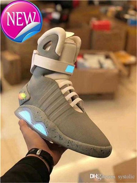 2023 automatic laces air mag sneakers marty mcfly's led shoes back to the future glow in the dark gray mcflys sneakers with box qu, Black
2023 automatic laces air mag sneakers marty mcfly's led shoes back to the future glow in the dark gray mcflys sneakers with box qu, Black