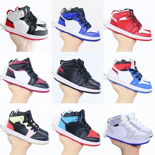 2023 jumpman 1 kids basketball shoes 1s og high pine green black court purple royal bred toe unc obsidian smoke grey game sneakers trainers
2023 jumpman 1 kids basketball shoes 1s og high pine green black court purple royal bred toe unc obsidian smoke grey game sneakers trainers