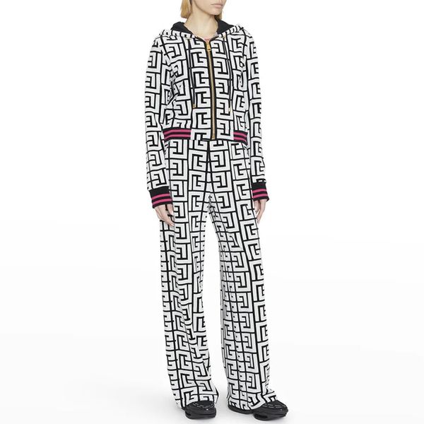 tl03 women's two piece pants new season jacquard knit leggings white/black/pink striped tipping elasticated hooded golden jacket
tl03 women's two piece pants new season jacquard knit leggings white/black/pink striped tipping elasticated hooded golden jacket