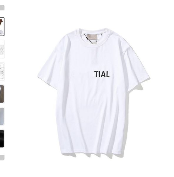 2022 new mens t shirt european american popular small red heart printing, White;black
2022 new mens t shirt european american popular small red heart printing, White;black