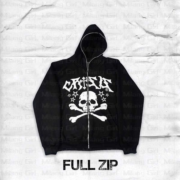 men's hoodies sweatshirts man sweatshirts zip up hoodie full zip coat goth hip hop oversized hoodie skull stars graphic streetwear y2k, Black
men's hoodies sweatshirts man sweatshirts zip up hoodie full zip coat goth hip hop oversized hoodie skull stars graphic streetwear y2k, Black