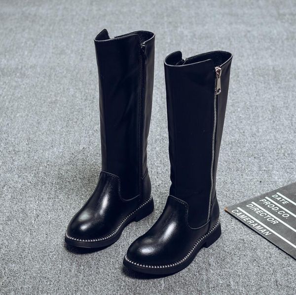 boots kids casual shoes autumn winter children fashion mid calf snow brand black girls genuine leather 221116, Black;grey
boots kids casual shoes autumn winter children fashion mid calf snow brand black girls genuine leather 221116, Black;grey