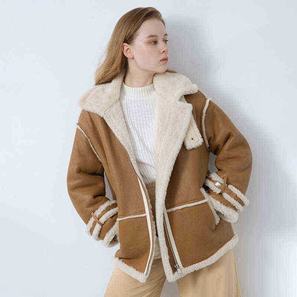 newcomers women real sheepskin jackets 2022 spring autumn real leather jacket fashion lamb fur lining dj3896 j220727, Black
newcomers women real sheepskin jackets 2022 spring autumn real leather jacket fashion lamb fur lining dj3896 j220727, Black