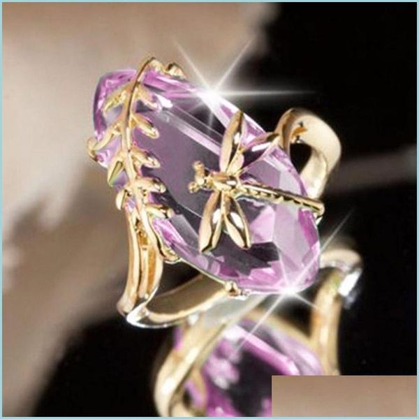 cluster rings green pink crystal dragonfly rings women gold ring fashion jewelry gift drop delivery dhlc3, Golden;silver
cluster rings green pink crystal dragonfly rings women gold ring fashion jewelry gift drop delivery dhlc3, Golden;silver