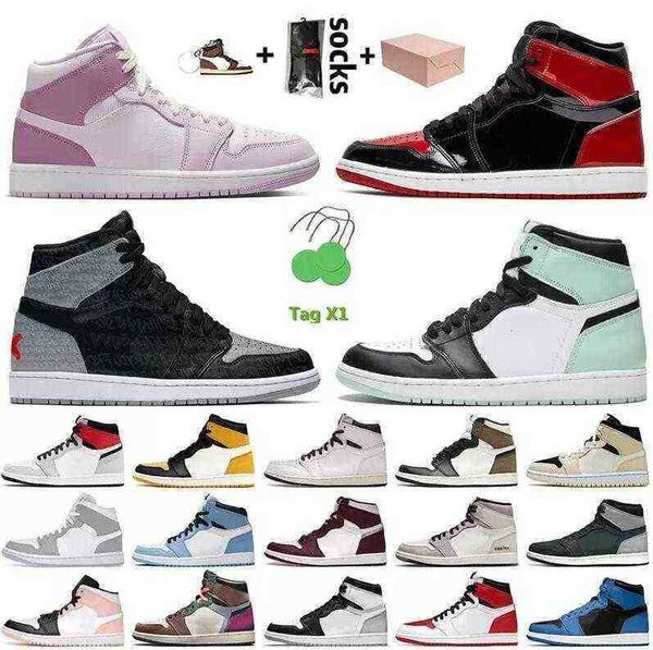 2022 dress shoes jumpman 1 s 1 basketball mid valentines day high patent bred rebellionaire nrg igloo stage haze yellow toe hyper royal mens, Black
2022 dress shoes jumpman 1 s 1 basketball mid valentines day high patent bred rebellionaire nrg igloo stage haze yellow toe hyper royal mens, Black