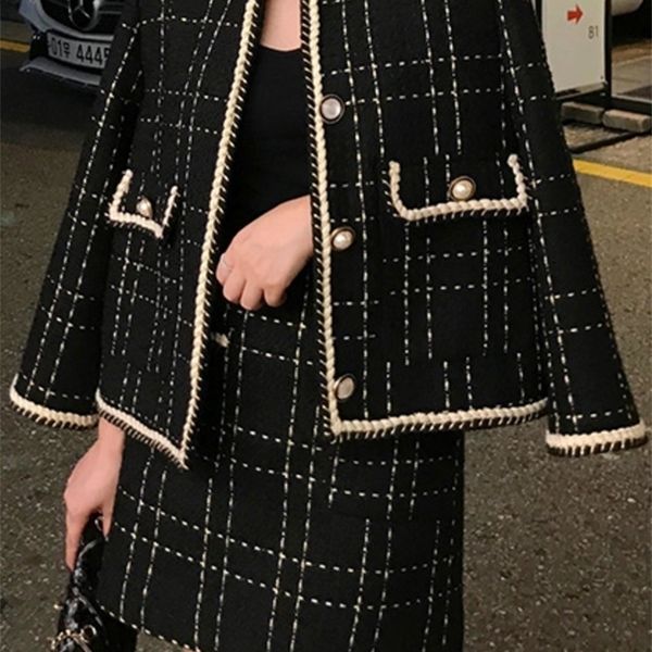 two piece dress european style autumn winter 2 set women short woolen t jacket coat bodycon mini skirt outfits 221115, White
two piece dress european style autumn winter 2 set women short woolen t jacket coat bodycon mini skirt outfits 221115, White