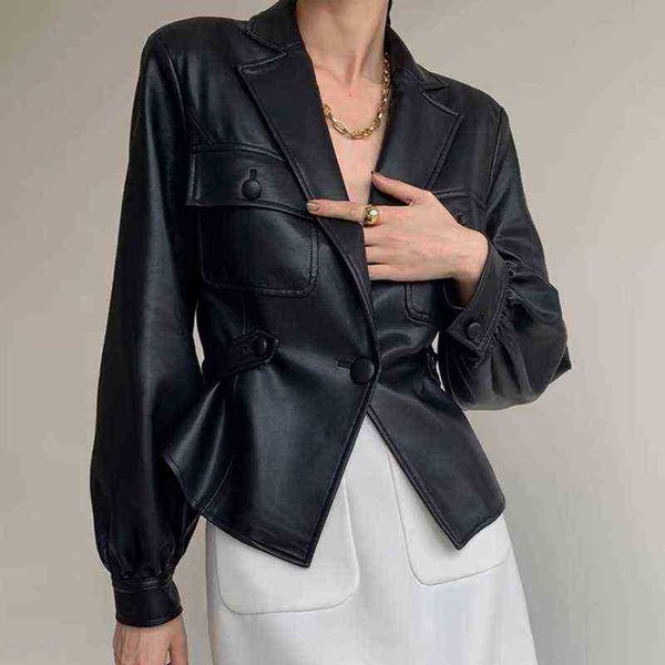 leather jackets 2022 spring fashion black leather jacket motorcycle biker jackets lady clothing full sleeve tf3909 j220727
leather jackets 2022 spring fashion black leather jacket motorcycle biker jackets lady clothing full sleeve tf3909 j220727