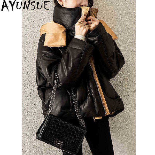 ayunsue genuine leather coat women sheepskin coat female 90 white duck down jackets hooded parka woman 2020 abrigo mujer 92 j220727, Black
ayunsue genuine leather coat women sheepskin coat female 90 white duck down jackets hooded parka woman 2020 abrigo mujer 92 j220727, Black