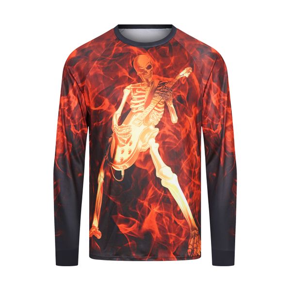 2022 new milk shred cycling long sleeve jersey winter men's or women's cycle jersey thermal fleece spring and autumn-guitar skull, Black
2022 new milk shred cycling long sleeve jersey winter men's or women's cycle jersey thermal fleece spring and autumn-guitar skull, Black