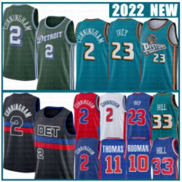 2 cade cunningham 23 jaden ivey basketball jerseys isiah thomas detroits piston jersey grant hill dennis rodman blue teal shirt retro 2022 2, Black;red
2 cade cunningham 23 jaden ivey basketball jerseys isiah thomas detroits piston jersey grant hill dennis rodman blue teal shirt retro 2022 2, Black;red
