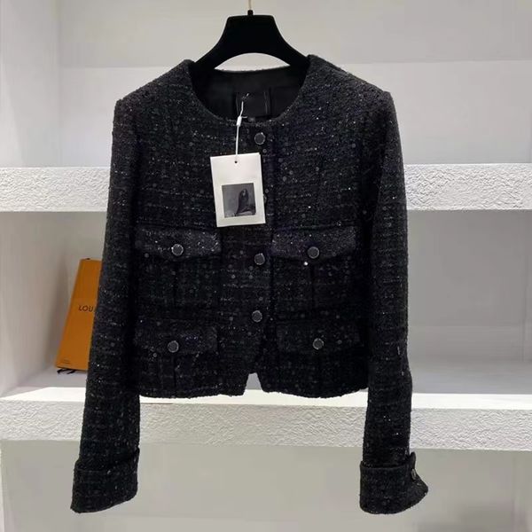 chan new women's brand jacket ootd designer fashion grade autumn winter sequins logo tweed coat leisure spring coats cardigan women chr, Black;brown
chan new women's brand jacket ootd designer fashion grade autumn winter sequins logo tweed coat leisure spring coats cardigan women chr, Black;brown