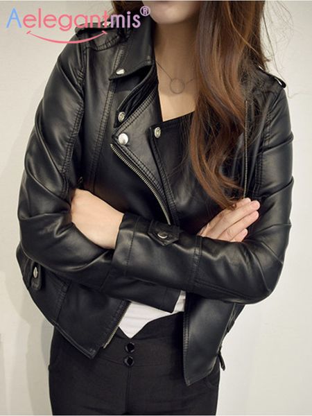 women's leather faux aelegantmis fashion slim women jacket casual biker motorcycle jackets female punk streetwear spring autumn coat 22, Black
women's leather faux aelegantmis fashion slim women jacket casual biker motorcycle jackets female punk streetwear spring autumn coat 22, Black