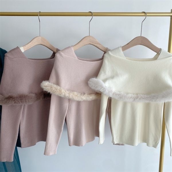 womens sweaters kuzuwata winter women jumpers japanese temperament pullover fur shawl long sleeved slim solid knit sweater 221115, White;black
womens sweaters kuzuwata winter women jumpers japanese temperament pullover fur shawl long sleeved slim solid knit sweater 221115, White;black