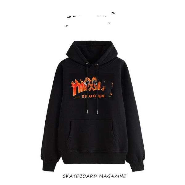 men's hoodie designer high-end pure cotton loose and comfortable flame letter printing jiarong leisure hip-hop sports pullover, Black
men's hoodie designer high-end pure cotton loose and comfortable flame letter printing jiarong leisure hip-hop sports pullover, Black