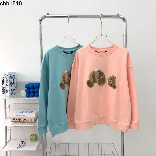 korean couple's towel embroidery palmangel broken head bear male and female relaxed versatile age reducing terry round neck sweater aut, Black
korean couple's towel embroidery palmangel broken head bear male and female relaxed versatile age reducing terry round neck sweater aut, Black