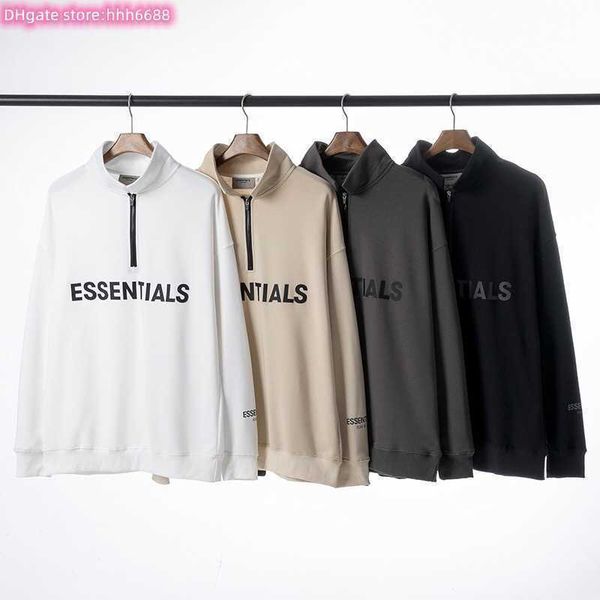 2foy men's and women's hoodies sweatshirts 2022 fashion north american high street brand essential half zipper letter stand collar, Black
2foy men's and women's hoodies sweatshirts 2022 fashion north american high street brand essential half zipper letter stand collar, Black