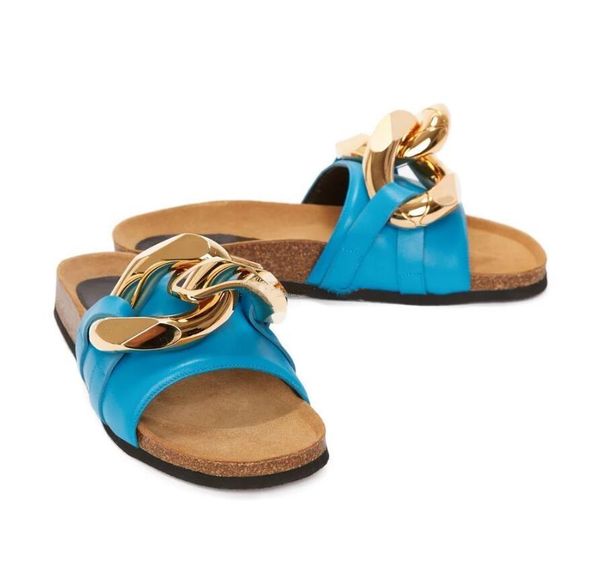 summer women's casual slippers beach sandals skateboard walking shoes gold chain decorative leather, Black
summer women's casual slippers beach sandals skateboard walking shoes gold chain decorative leather, Black