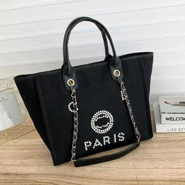 fashion women's luxury evening bags brand ch handbags pearl tote canvas beach bag designers female portable shoulder large capacity big, Black;red
fashion women's luxury evening bags brand ch handbags pearl tote canvas beach bag designers female portable shoulder large capacity big, Black;red