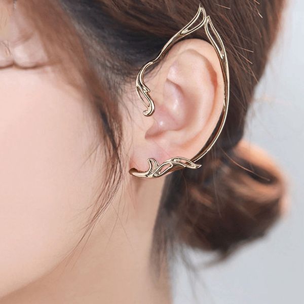 10pcs fashion fairy ear cuff earring for women simple hollow cat ears outline elf ear clip creative single no piercing earrings party, Silver
10pcs fashion fairy ear cuff earring for women simple hollow cat ears outline elf ear clip creative single no piercing earrings party, Silver