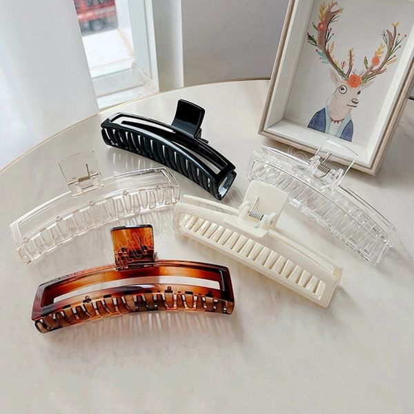 korean oversized catch clip transparent clamps hair claws milk coffee crab barrettes women fashion hair accessories, Slivery;golden
korean oversized catch clip transparent clamps hair claws milk coffee crab barrettes women fashion hair accessories, Slivery;golden