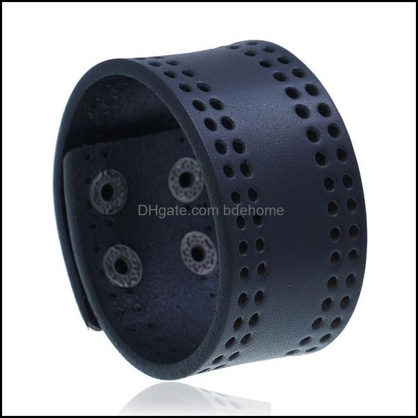 bangle black hollow leather bangle cuff button adjustable bracelet wristand for men women fashion jewelry drop delivery bracelets dhuqn
bangle black hollow leather bangle cuff button adjustable bracelet wristand for men women fashion jewelry drop delivery bracelets dhuqn