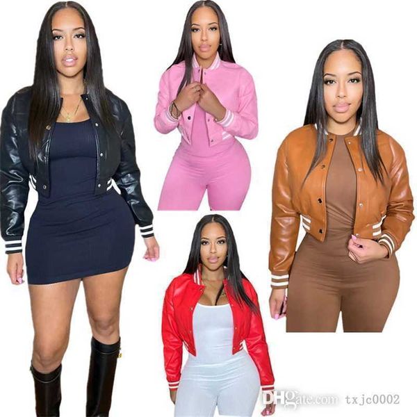 2022 fall winter clothing women leather baseball jackets designer hip hop crop patchwork striped school team jacket female windproof coat s, Black
2022 fall winter clothing women leather baseball jackets designer hip hop crop patchwork striped school team jacket female windproof coat s, Black