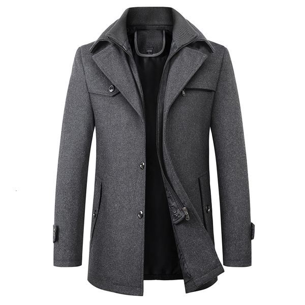 men's wool blends men clothing long overcoat coats autumn and winter mediumlength thickening warm trend men's wool coat cotton cas, Black
men's wool blends men clothing long overcoat coats autumn and winter mediumlength thickening warm trend men's wool coat cotton cas, Black