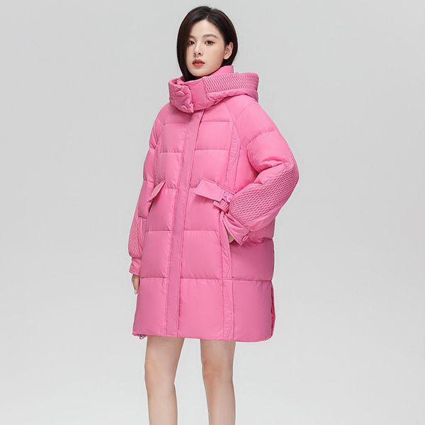 women's down winter new slim loose warm down jacket outdoor commuting trend hooded white duck, Black
women's down winter new slim loose warm down jacket outdoor commuting trend hooded white duck, Black