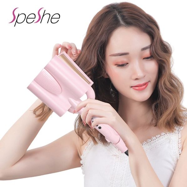 curling irons fers a friser triple barrels big wave hair curler egg rolls iron ceramic crimper styling tools 221116
curling irons fers a friser triple barrels big wave hair curler egg rolls iron ceramic crimper styling tools 221116