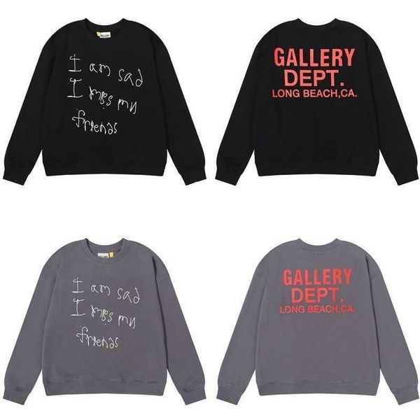 galleryes hop designer hoodies hip sad miss friends cotton terry round neck sweater, Black
galleryes hop designer hoodies hip sad miss friends cotton terry round neck sweater, Black