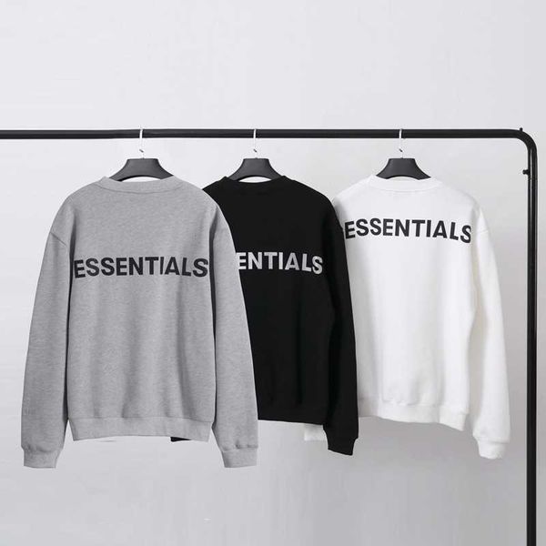 essentials hoodies hooded for mens chaopai 21 autumn and winter fearofgod double thread 3m reflective letter wo couples round neck plush swe, Black
essentials hoodies hooded for mens chaopai 21 autumn and winter fearofgod double thread 3m reflective letter wo couples round neck plush swe, Black