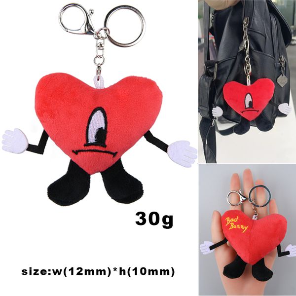 red heart 3d pvc keychain popular bad bunny and karol g glow in dark soft pvc buckle decorations charms for kids designer shoes assorted, White;pink
red heart 3d pvc keychain popular bad bunny and karol g glow in dark soft pvc buckle decorations charms for kids designer shoes assorted, White;pink