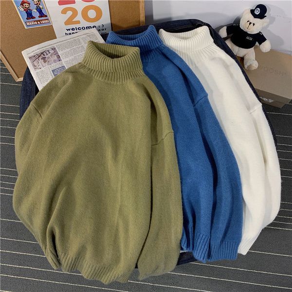 men's sweaters sweater male turtleneck autumn and winter japan style men's clothes loose long sleeve pullover harajuku sweater 221, White;black
men's sweaters sweater male turtleneck autumn and winter japan style men's clothes loose long sleeve pullover harajuku sweater 221, White;black