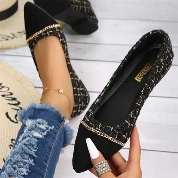 dress shoes boots pointed toe chain design flat women shoes outdoor nonslip fashion lowheeled office spring autumn female 2022 221116, Black
dress shoes boots pointed toe chain design flat women shoes outdoor nonslip fashion lowheeled office spring autumn female 2022 221116, Black