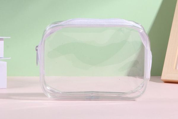 dhl100pcs cosmetic bags women pvc transparent large capacity square travel wash storage bag
dhl100pcs cosmetic bags women pvc transparent large capacity square travel wash storage bag