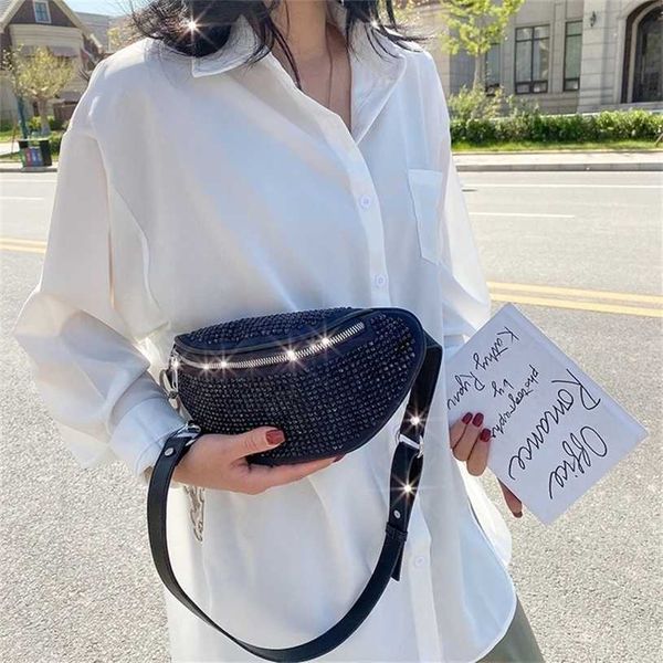 purse new creative diamond inlaid waist bag women's sling single shoulder messenger chest
purse new creative diamond inlaid waist bag women's sling single shoulder messenger chest