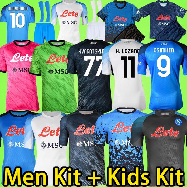 22 23 napoli soccer jerseys men kit kids sets maglia naples 2022 2023 zielinski anguissa olivera maradona football shirts goalkeeper lozano, Black;yellow
22 23 napoli soccer jerseys men kit kids sets maglia naples 2022 2023 zielinski anguissa olivera maradona football shirts goalkeeper lozano, Black;yellow
