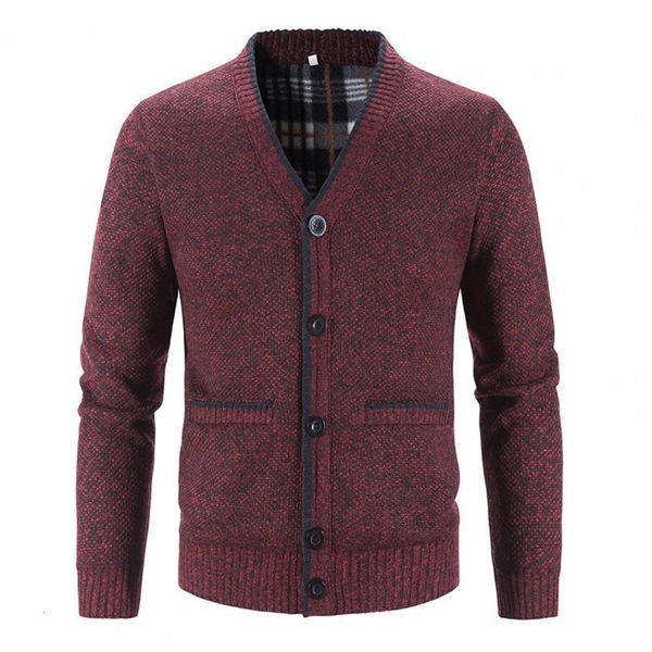 men's sweaters men jacket slim fit buttons v neck plush plaid lining autumn jacket men sweater coat for daily wear 221116, White;black
men's sweaters men jacket slim fit buttons v neck plush plaid lining autumn jacket men sweater coat for daily wear 221116, White;black