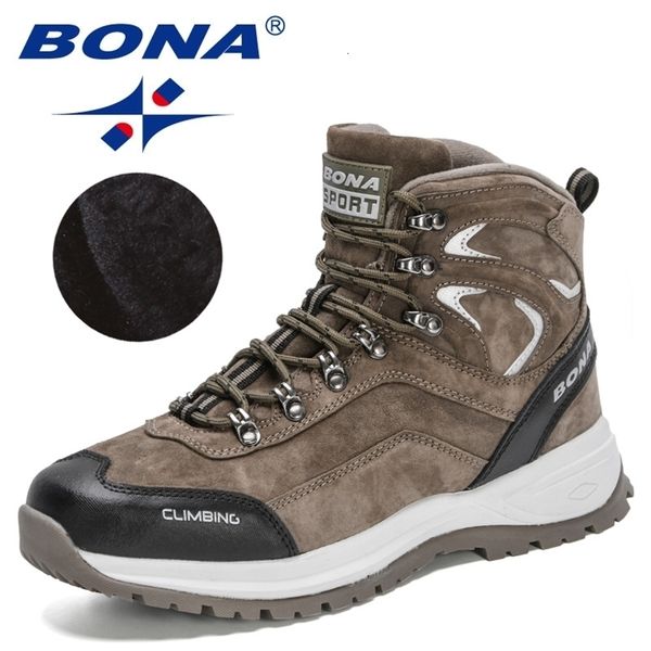 dress shoes bona 2022 designers suede hiking men winter outdoor trekking mountain boots man plush warm snow 221116, Black
dress shoes bona 2022 designers suede hiking men winter outdoor trekking mountain boots man plush warm snow 221116, Black